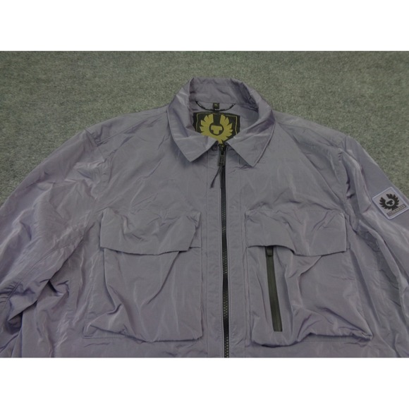 Belstaff Other - Belstaff Jacket Mens Mauve XL Rift Overshirt Full Zip Pockets Lightweight